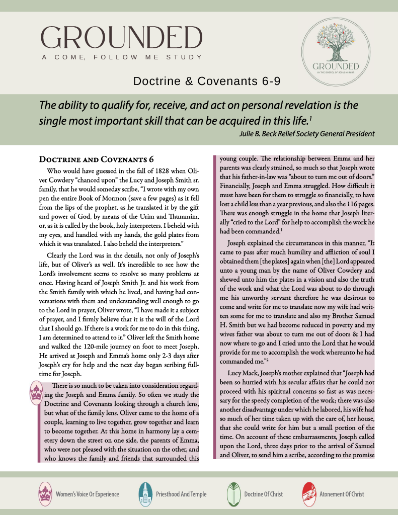 Exodus 19, 20, 24, 31-34 | Grounded: A Come Follow Me Study Guide