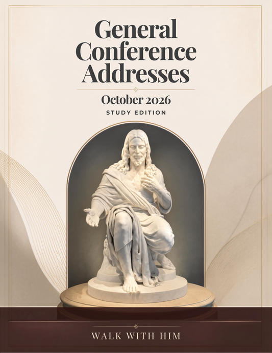 Pre Order! October 2026 General Conference Talks: 6 x 9 Spiral Bound